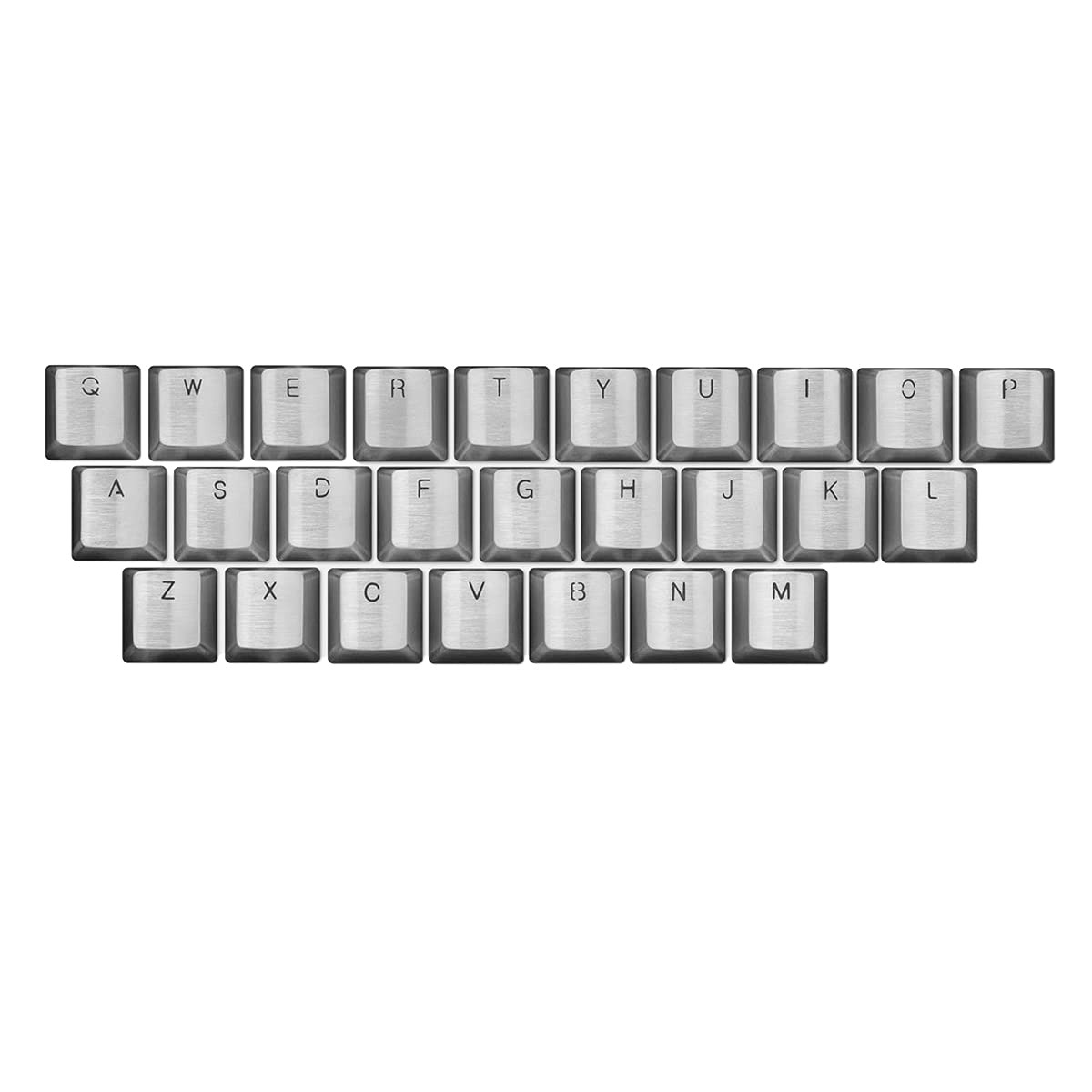Teamwolf ステンレススチールMXキーキャップ104 ANSI Amazon.com: KPREPUBLIC teamwolf Stainless Steel MX Keycap Silver
